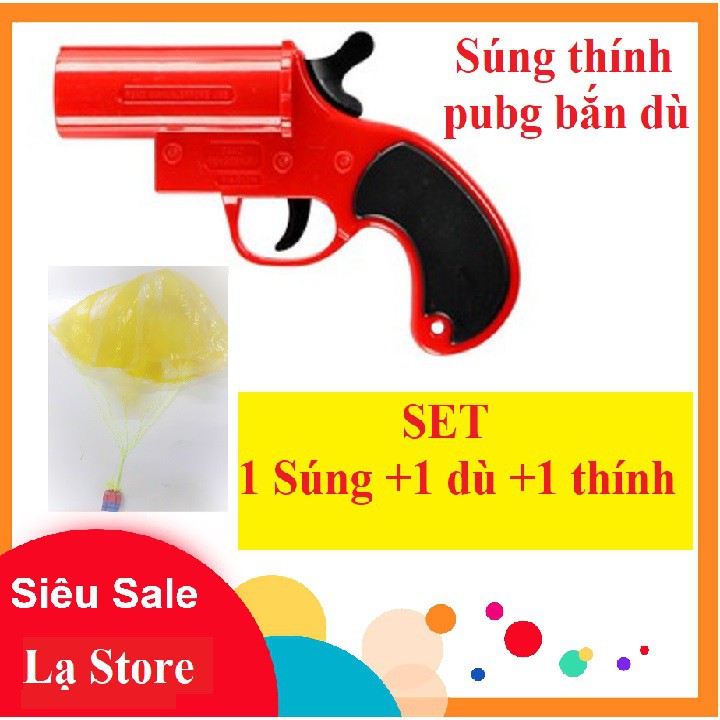ĐỒ CHƠI MÔ HÌNH SUNG THÍNH PUBG 1 DÙ 17CM- 1 THÍNH- BAN ĐƯỢC