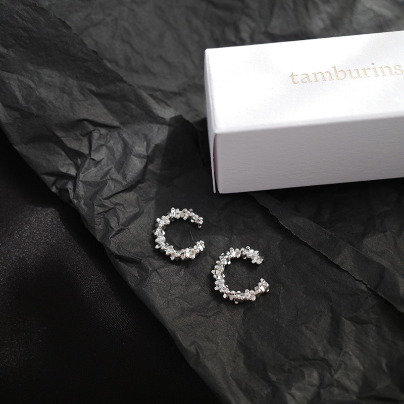 Khuyên Kẹp Vành Tai Hình Bánh Răng Không Đều Độc Đáo 2022 Kiểu Mới Cho Nữ