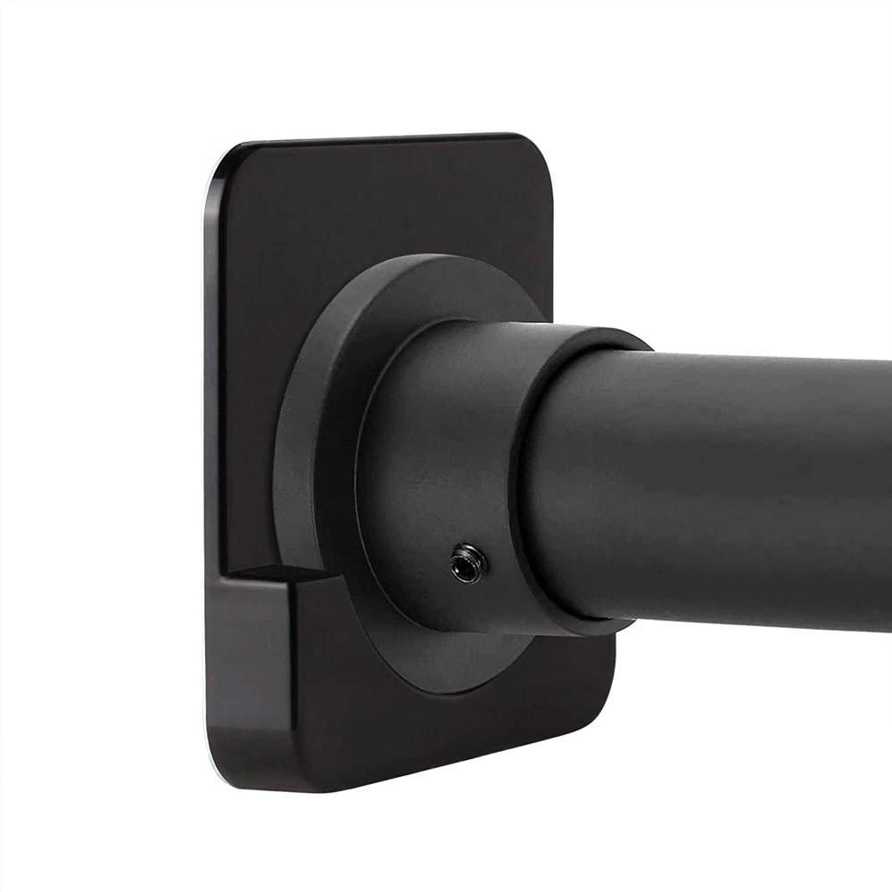1 Cặp Giá Đỡ Thanh Treo Rèm Nhà Tắm Bằng ABS Kèm Ốc Vít Cố Định Chắc Chắn