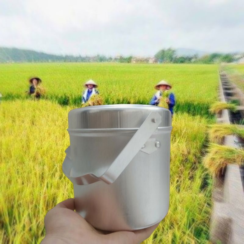 Cặp lồng, hộp đựng cơm Nakin CL01 bằng nhôm dung tích 1 lít