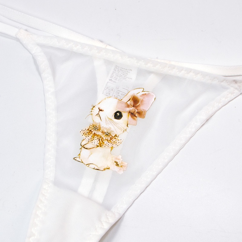 Quần lót Varsbaby N135 siêu mỏng nhẹ thoáng khí hình chú thỏ thời trang cho nữ