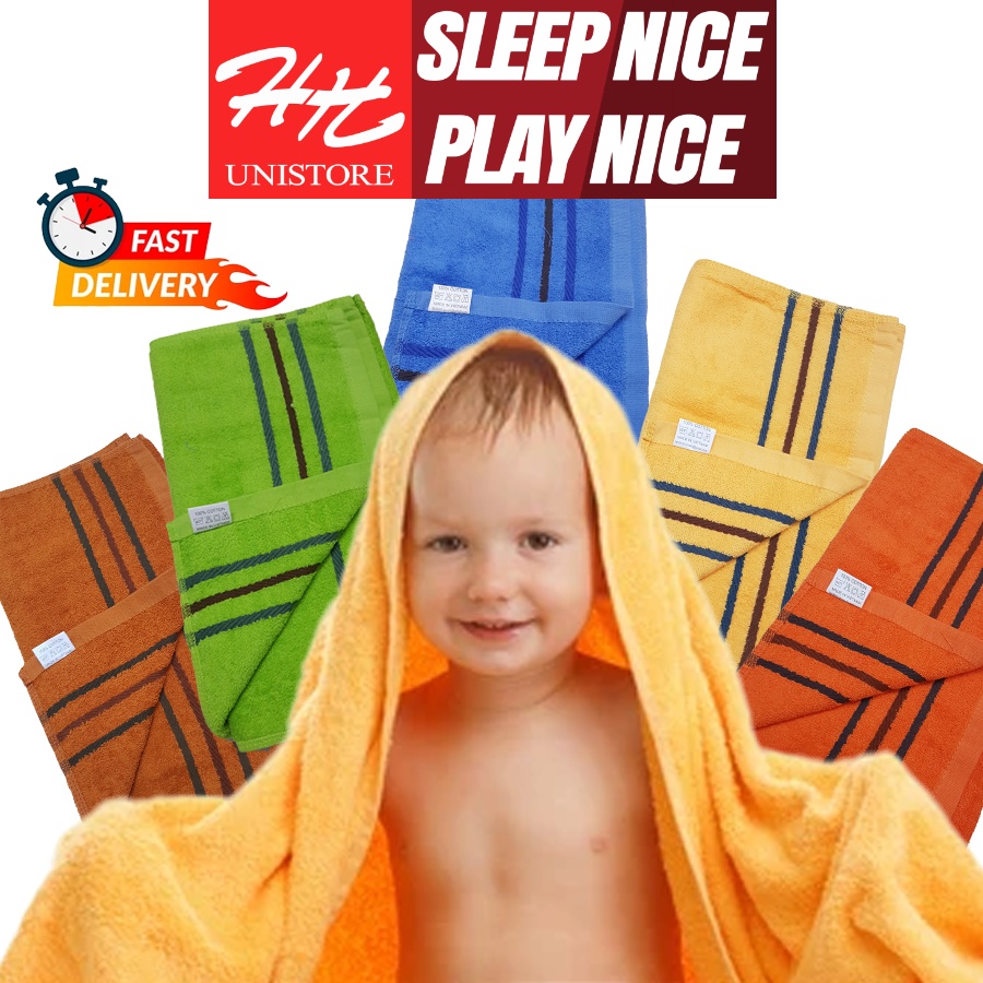 Khăn tắm cho bé vải cotton 100% hàng xuất khẩu HY&amp;HAN Unistore