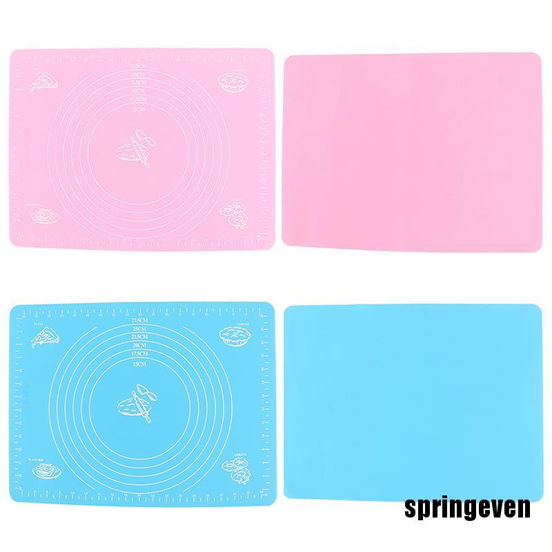 Thảm Nhào Bột Làm Bánh Bằng Silicon Chống Dính Kích Thước 30X40CM Tiện Dụng
