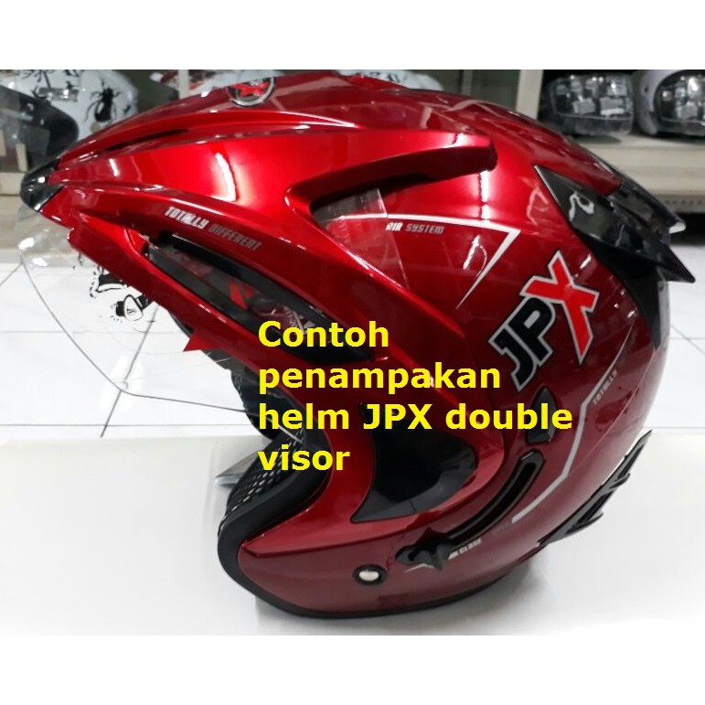 Tấm Che Nắng Xốp + Kính Màu Đen Cho Jpx Supreme Double Visor