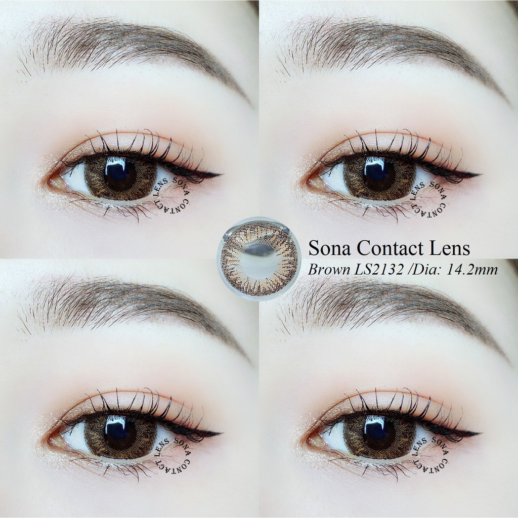 Lens Brown LS-2132 (kính áp tròng Sona Hàn Quốc)