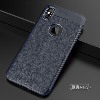 Ốp Lưng Auto Focus Vân Da Cho iPhone Xs Max
