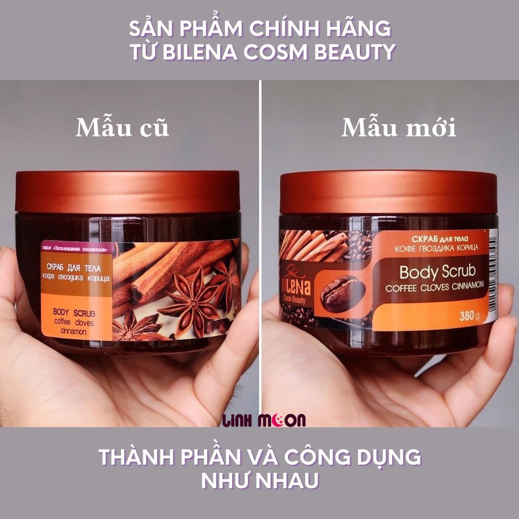 Tẩy Tế Bào Chết Body Cà Phê Quế Hồi Bilena Cosm Beauty - Nga