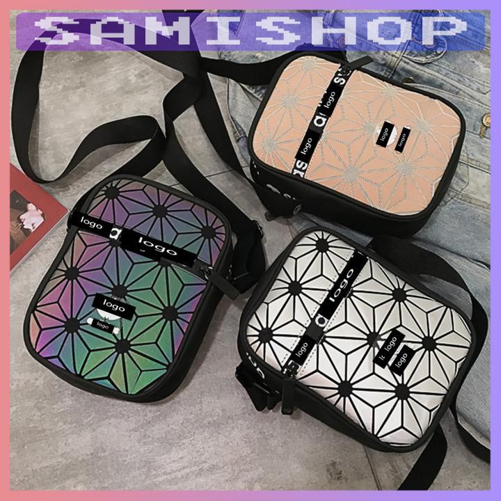 Túi đeo chéo nam nữ bao tử phản quang đựng điện thoại và đi du lịch phong cách Hàn Quốc TD2144