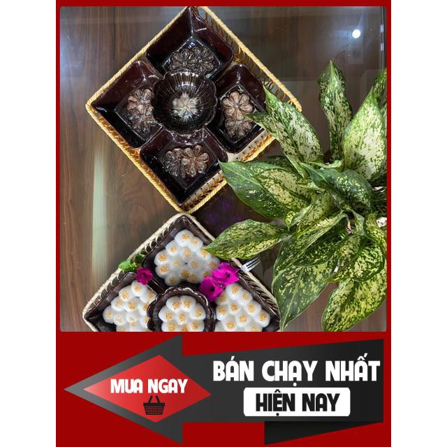 [SP BÁN CHẠY] Khay đựng bánh trôi bánh chay Bát Tràng