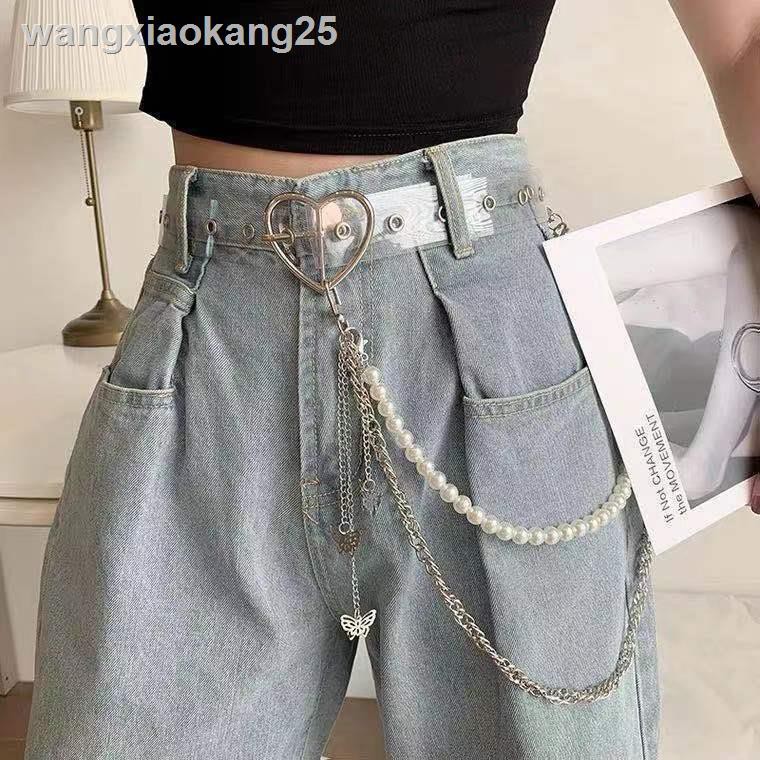 Áo Thun Tay Ngắn Cổ Tròn In Hình Thời Trang Cá Tính♂Thắt Lưng Trong Suốt Phối Khóa Trái Tim Xinh Xắn Cho Nữ | BigBuy360 - bigbuy360.vn