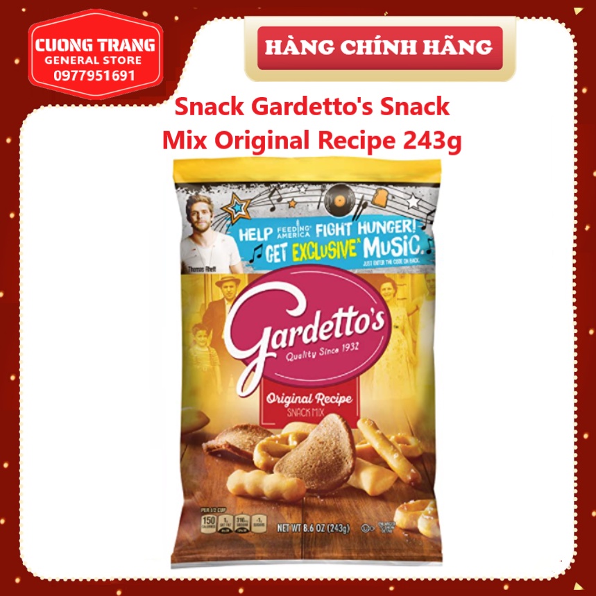 Snack Bag Gardetto's Snack Mix Original Recipe 8,6 oz (243g)