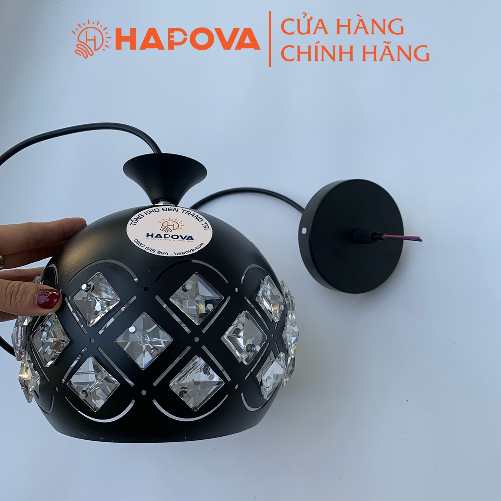 Đèn thả trần trang trí bàn ăn pha lê HAPOVA MACASI 6939/1