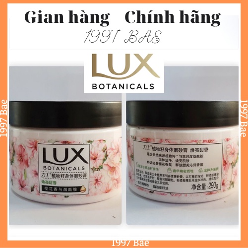 LUXTẨY TẾ BÀO CHẾT CHO BODY LUX CÓ CHỨA VITAMIN B5 VÀ NIACINAMIDE LÀM TRẮNG DA