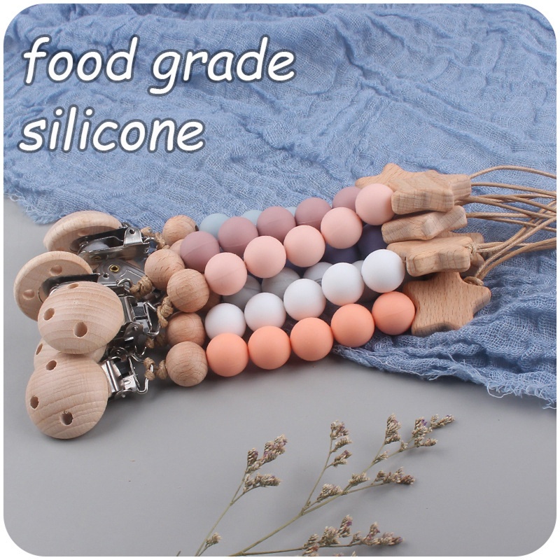 Kẹp Ti Giả Bằng Silicone Dành Cho Bé Gái