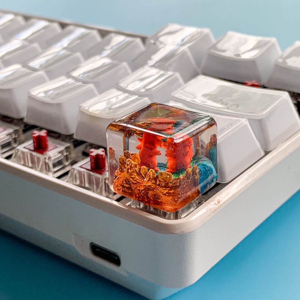Nút bàn phím cơ máy tính - Artisan keycap - Pokemon Keycap - Resin keycaps