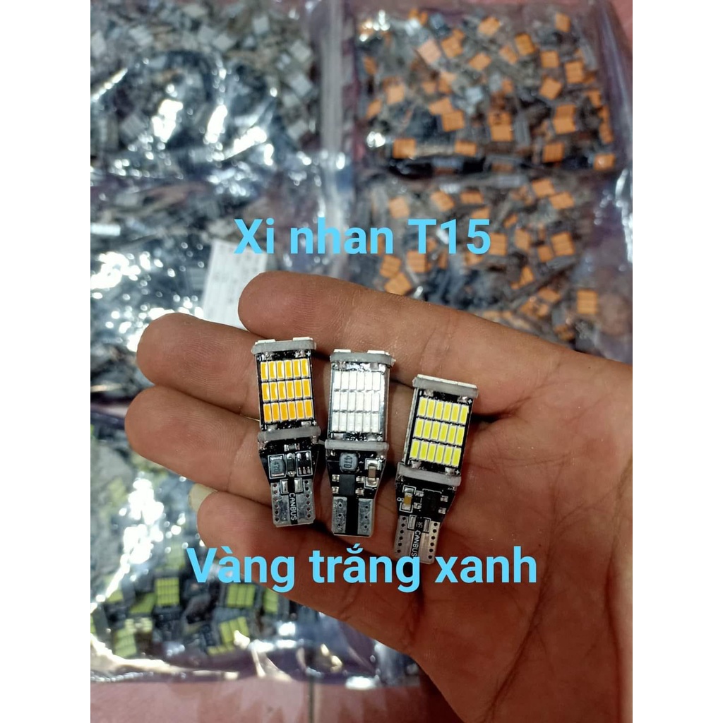 2 Bóng Đèn LED Xi Nhan Gắn Đuôi Xe Máy, Xe Hơi