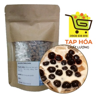 TRÀ SỮA TRÂN CHÂU ĐƯỜNG ĐEN - SET NGUYÊN LIỆU PHA 10 ly