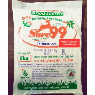 Phân Bón Lá Cao Cấp Thiourea SURE 99 (gói 1kg)