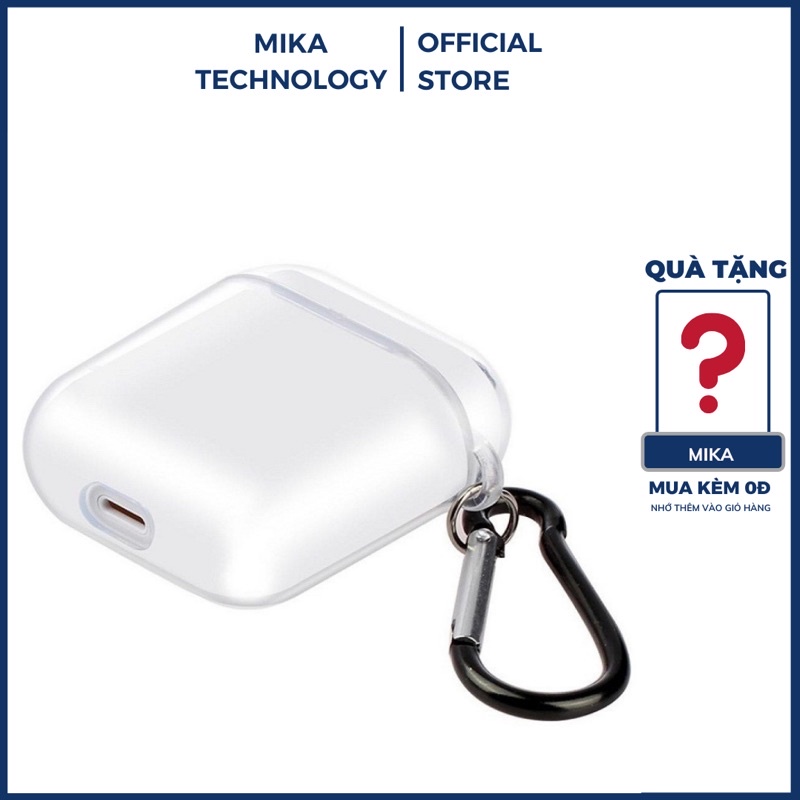 Case Silicon trong suốt Ap 1,2 bảo vệ tai nghe