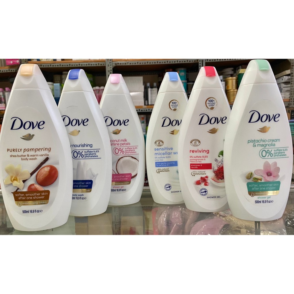 Sữa tắm dưỡng ẩm DOVE 500ml từ Đức