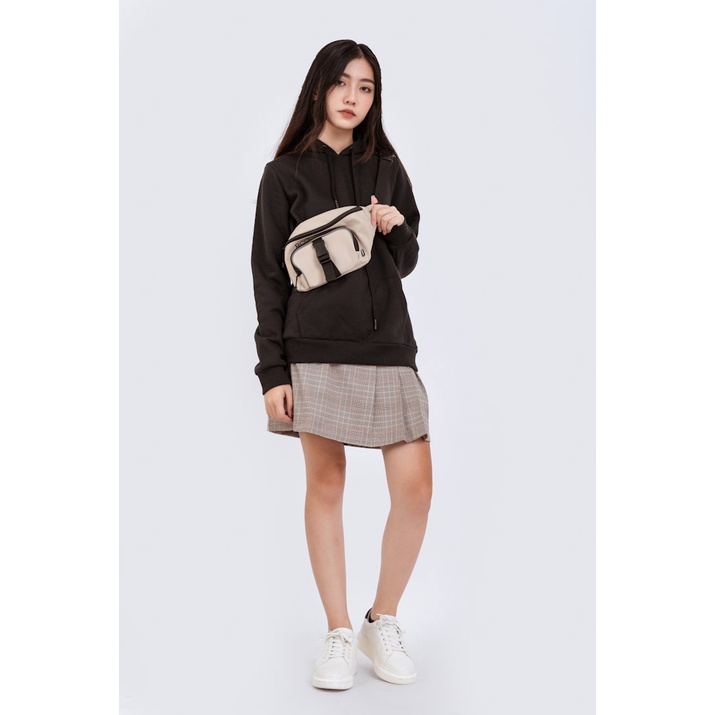 Áo Hoodie Nữ BOO Nỉ có mũ dáng basic nhiều màu phong cách nữ tính casual | BigBuy360 - bigbuy360.vn