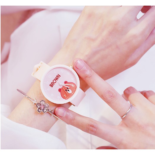 [HOT] ĐỒNG HỒ NỮ DÂY CAO SU BROWN NHIỀU MÀU DỄ THƯƠNG | BigBuy360 - bigbuy360.vn