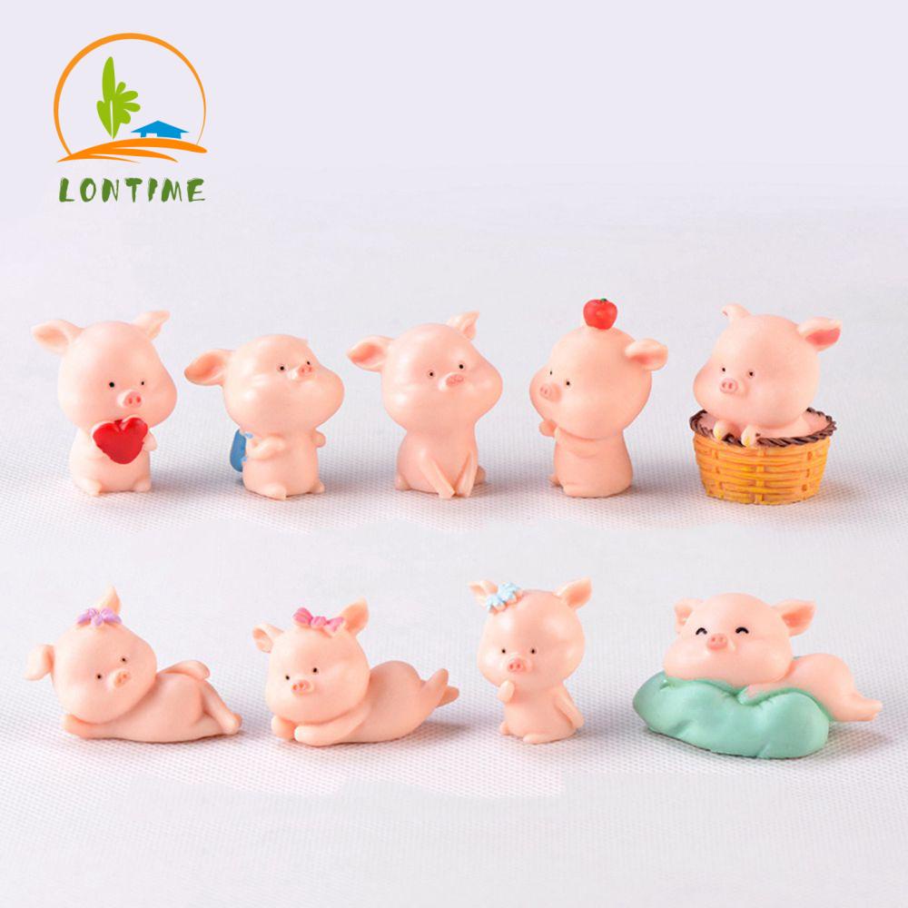 Tượng heo con thu nhỏ dễ thương cho trang trí