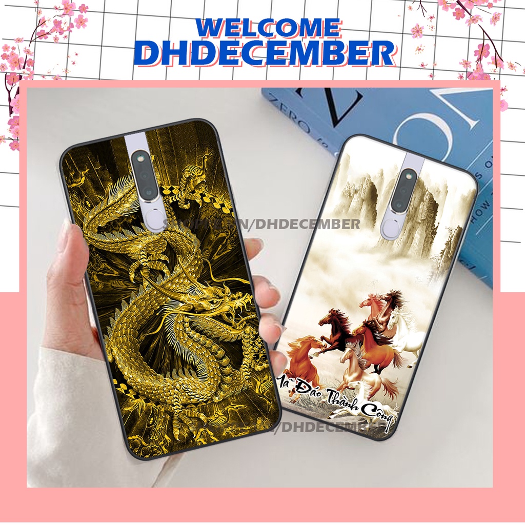 Ốp lưng Oppo F11 PRO in hình thư pháp tâm an vạn sự an ,mã đáo thành công SIÊU CHẤT