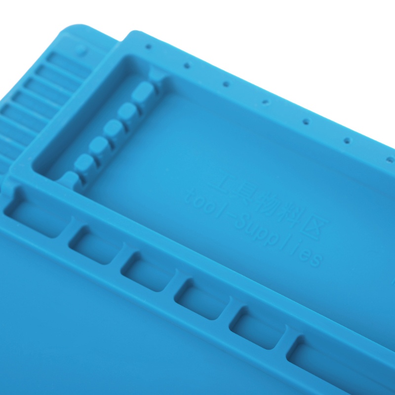 Tấm Lót Bàn Ăn Cách Nhiệt Từ Tính Bằng Silicon Kích Thước 45x30cm Tiện Dụng