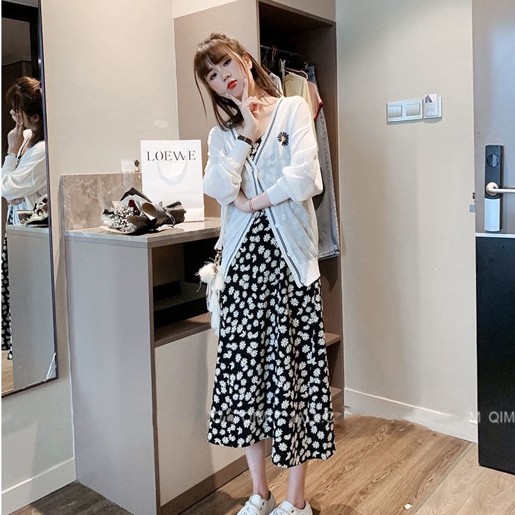 Đầm 2 Dây Nữ 🦋 Váy 2 Dây Hoa giống cái Vintage 🦋 | BigBuy360 - bigbuy360.vn