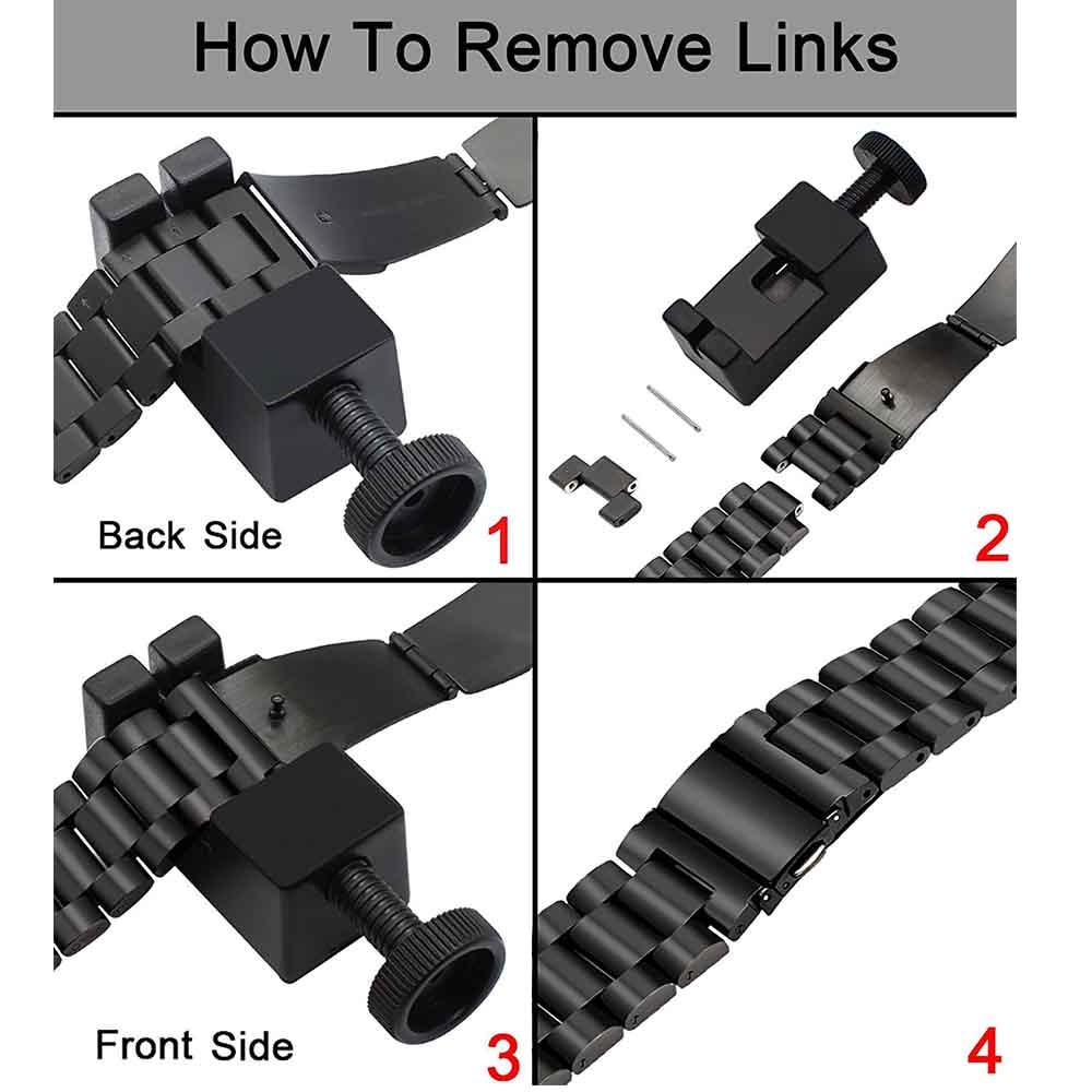 Dây đeo thay thế bằng thép không gỉ 46mm 42mm 4 40mm 44mm cho đồng hồ Samsung galaxy Classic