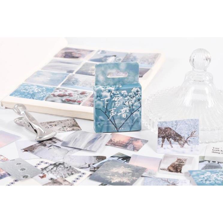 Bộ 46 Sticker Băng Tuyết Tuyệt Đẹo E111