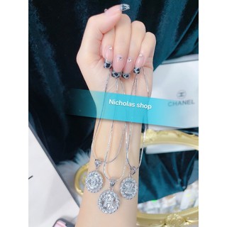 Dây chuyền mặt hiệu mạ bạch kim