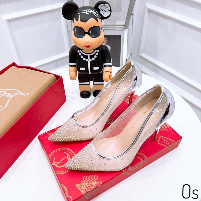 Giày cao gót lbt full đá 9p fullbox