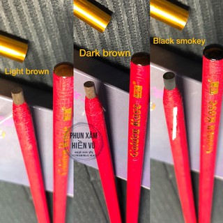 Chì xé phẩy sợi lông mày, kẻ lông mày Golden Rose. Lõi chì đá siêu cứng, sắc nét và không thấm nước.