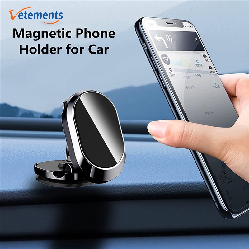 1 Giá Đỡ Điện Thoại Từ Tính Đa Năng Xoay 360 Độ Cho Xe Hơi