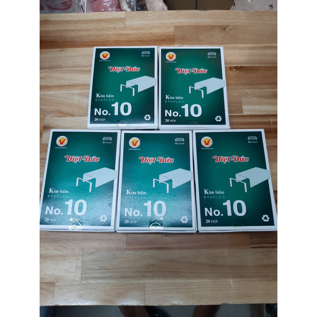 Combo 20 Hộp Kim Bấm No.10 Việt Đức