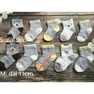 Set 5 đôi tất lưới cho bé