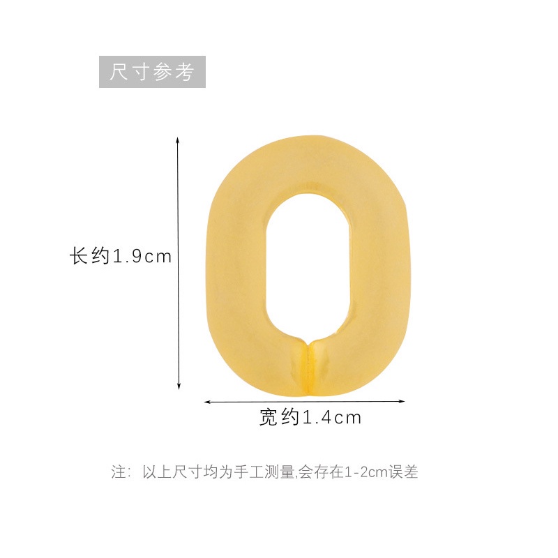 Set 20 Phụ Kiện Trang Sức Túi Xách Trong Suốt Nhiều Màu Sắc