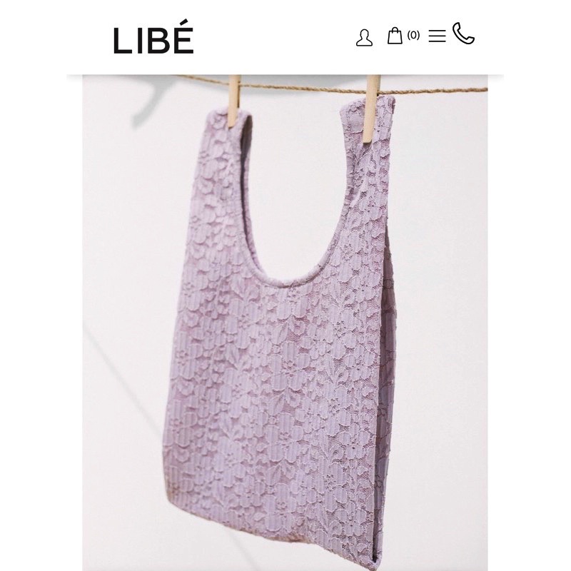 TÚI LIBÉ TÍM PURPLE LACE BAG