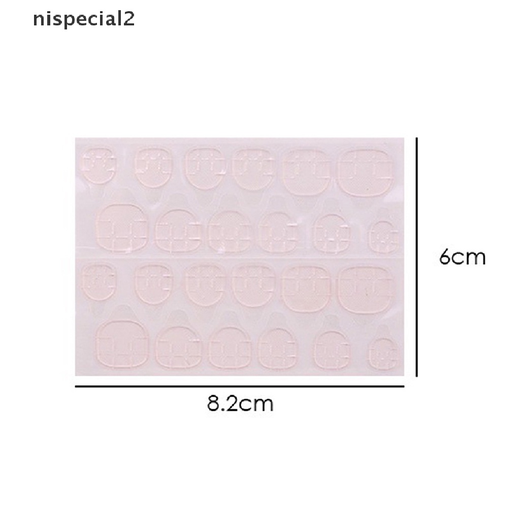 [nispecial2] 120PCS Jelly False Nail Stickers Finger Glue Tips Double-sided Adhesive Tapes [new]