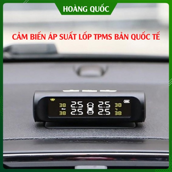 Cảm Biến Áp Suất Lốp Ô Tô TPMS Phiên Bản Quốc Tế, Sử Dụng Năng Lượng Mặt Trời