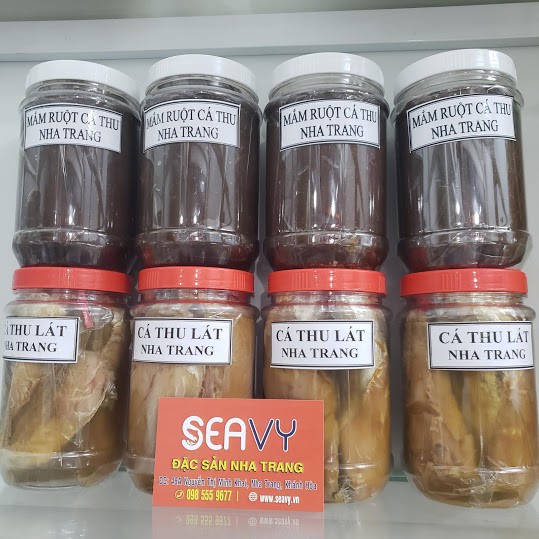 Mắm cá thu Nha Trang nguyên lát mùi thơm đặc trưng, hộp 500 gram - Seavy
