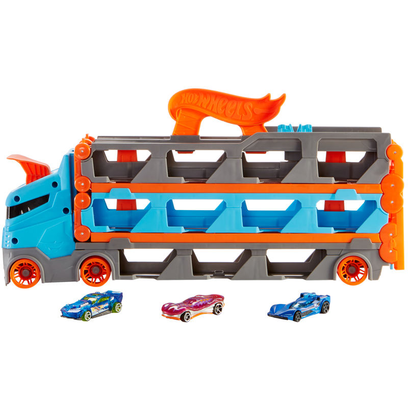 Đồ Chơi Mô Hình HOT WHEELS Xe Vận Chuyển Cao Tốc GVG37