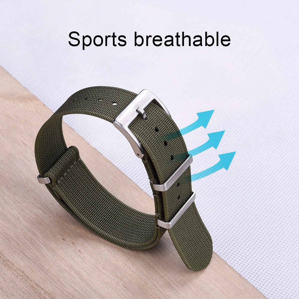 Dây Đeo Đồng Hồ Bằng Nylon Bện 20mm 22mm Có Thể Tháo Rời Thời Trang Unisex