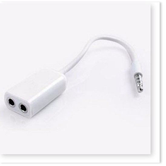 Jack chia cổng tai nghe 3.5mm 1 ra 2