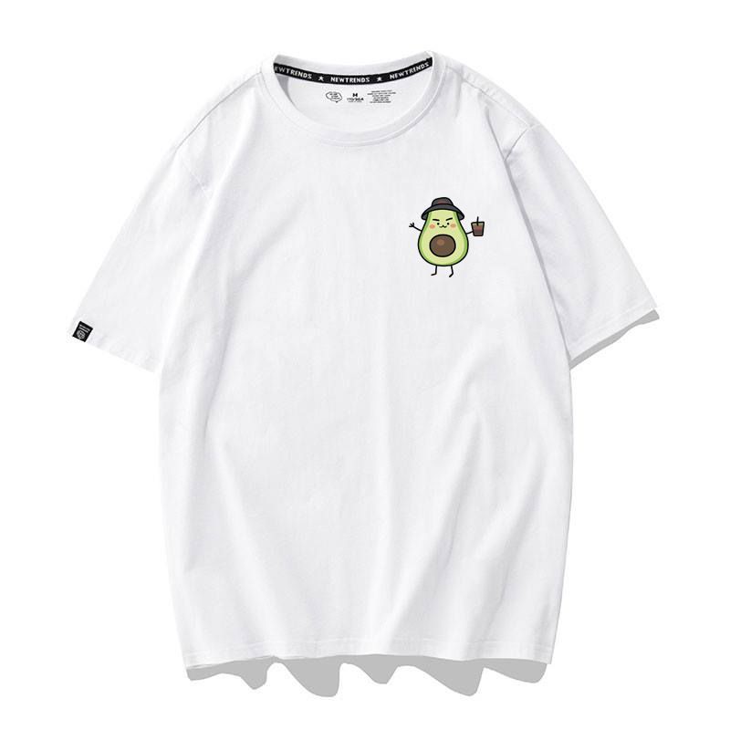 Áo Thun Bơ Cầm Ly Mini Nam Nữ Unisex