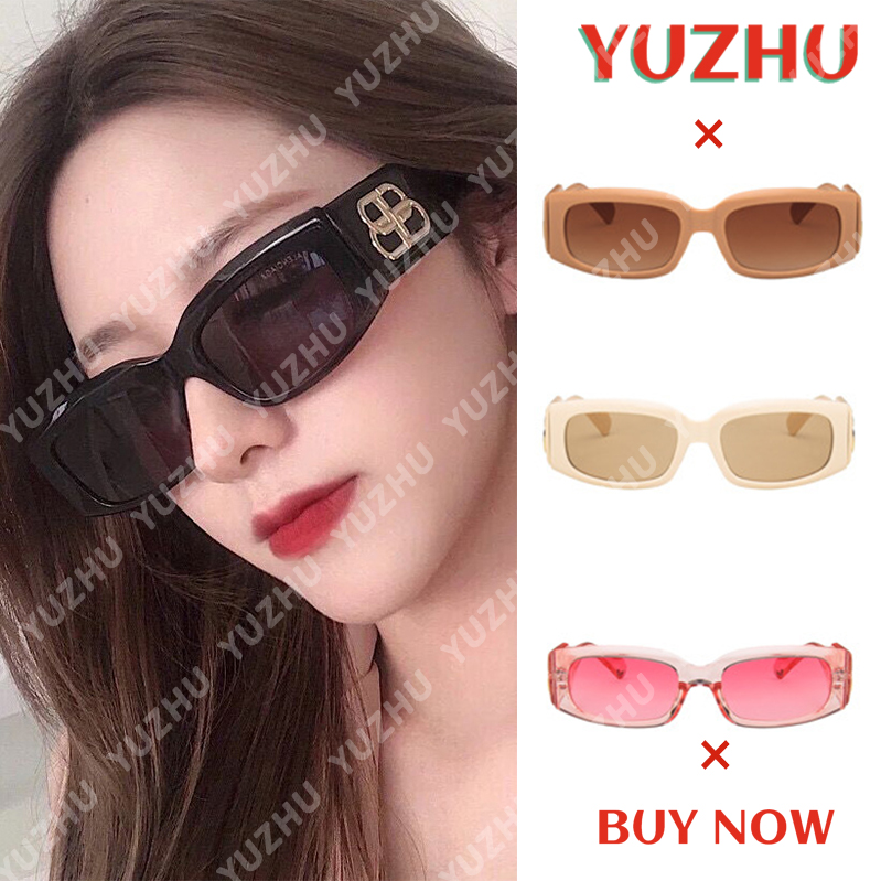 Kính Mát Gọng Nhựa Hình Chữ Nhật Phong Cách Hàn Quốc