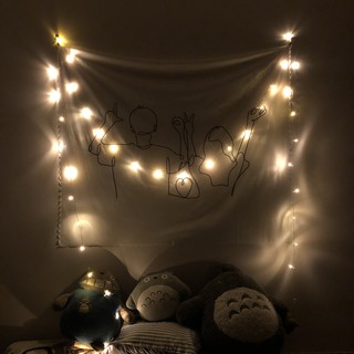 Đèn Led Trang Trí / phụ kiện decor DÀI 2 MÉT 20 bóng đèn màu vàng