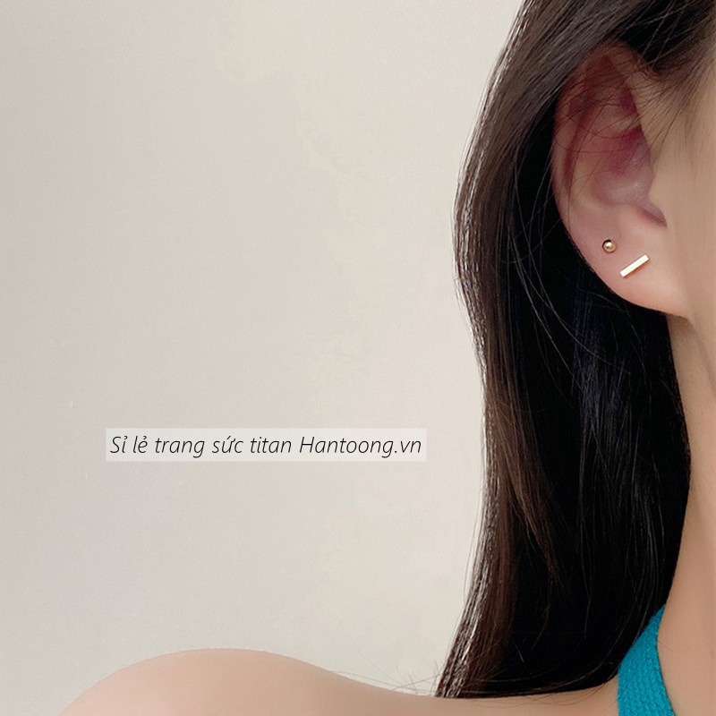 Set khuyên tai đính đá pha lê thiết kế nhẹ nhàng trẻ trung phong cách ins hàn quốc dành cho nữ